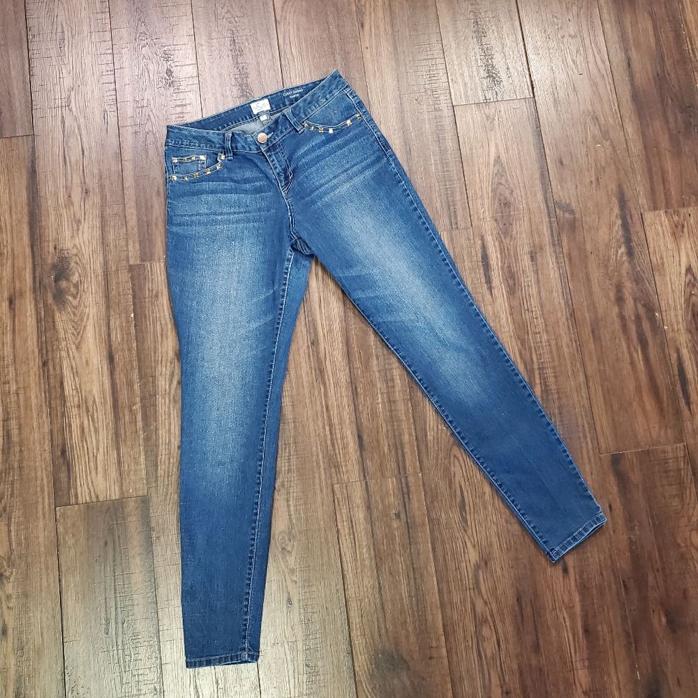 S & Co Skinny Curvy Stretchy Ankle Jeans - Picture 2 of 5